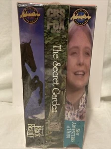 Family Adventure Theater Secret Garden, Heidi, Black Beauty VHS NEW SEALED - Picture 1 of 2