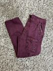 Jeans utilitaire Parish Skinny Fit Cargo pour femme violet Taille 34