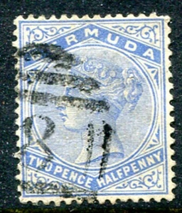 BERMUDA: (16277) 8 numeral cancel/postmark QV - Picture 1 of 1