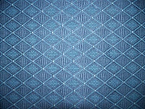 Blue Embroidered Diamond Brocade Upholstery Fabric 56" wide ( 4 yds & 11") - Picture 1 of 4