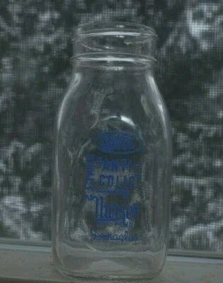 Biberón de vidrio Davol vintage 4 OZ biberón anticólico escala de color Duraglas Foto 1 de 4