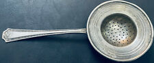 👀Veribest Antique Vintage Silver Plate Tea Spoon Strainer Wow!😮
