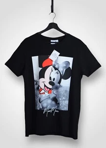 Disney Minnie Mouse Primark T-Shirt Black Size S (UK 10/12) - Picture 1 of 8