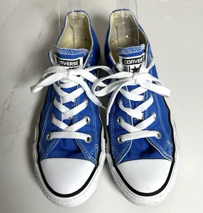 Converse Chuck Taylor All Star Low Top Blue Unisex Big Kid Sneakers M4/W6 - Picture 1 of 8