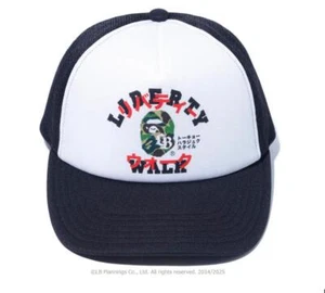 Bape Liberty Walk LBWK bathing ape mesh cap 2025 black free size - Picture 1 of 2