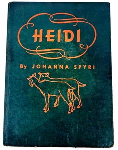 HEIDI Book 1944 by Johanna Spyri Vintage Children's Hardcover - Picture 1 of 11
