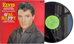 NM/EX ELVIS PRESLEY Girl Happy VINYL LP 1965 1980 INTS 5040 - Foto 1 di 2