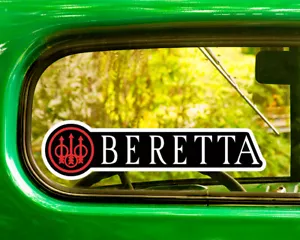 BERETTA FIREARMS DECAL 2 Stickers Bogo For Car Window Bumper Laptop Truck - Picture 1 of 1