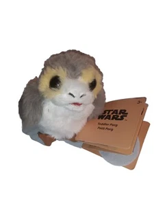 Disney Parks Star Wars Bambino Porg Parlante Spalla Magnetica Pal Peluche Bambola NUOVA - Foto 1 di 5