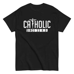 T-Shirt Jesus Kreuzigung | Christentum katholisch seit 33 n. Chr. - Bild 1 von 8