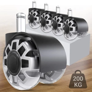 5 Stück BürostuhlRollen Hartbodenrollen 11mm x 22mm Stuhlrollen für Bürostuhl DE - Bild 1 von 19