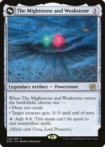 MTG The Mightstone and Weakstone NM The Brothers' War BRO Urza Magic card - Picture 1 of 3