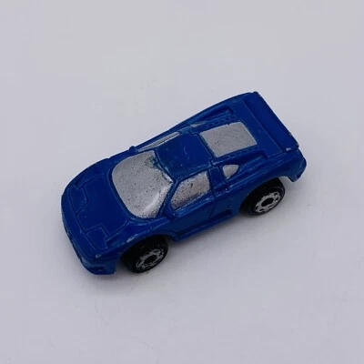 Vintage 1994 LGTI Galoob Micro Machines Bugatti EB110 Blue Silver Car - Used - Image 1 of 4