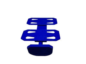 2 Lane Wall Mount (4 Pack) | Compatible with Hot Wheels Cars & Track (Blue) - Bild 1 von 8