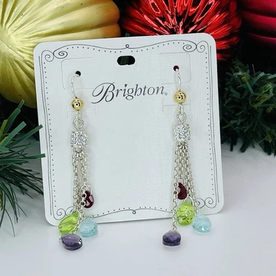 Pendientes de cadena Brighton Meridian Aurora Petite multicolor lágrima nuevos con etiquetas JA9274 Foto 1 de 4