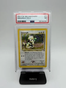Smeargle PSA 7 Near Mint! 11/75 Neo Discovery-Unlimited Edition Holo - Picture 1 of 2