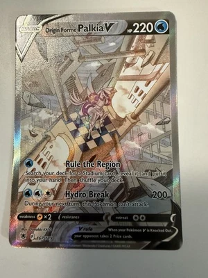Origin Forme Palkia V (Alternate Full Art) 167/189 Swsh10: Astral Radiance Holo - Image 1 of 3
