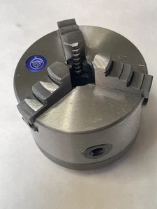 (4 inch) 3-Jaw Precision Self Centering Lathe Chuck Threaded Back 1.5-8 (25MY35) - Picture 1 of 4