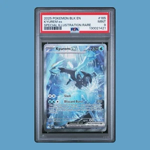 2025 Pokemon Kyurem EX SAR 165/086 English Black Bolt PSA 9 - Bild 1 von 2