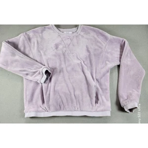 Athleta Girl Feelin' Great 2.0 Sweatshirt size Large 12 Purple Lilac Fleece 8/21 - Picture 1 of 7