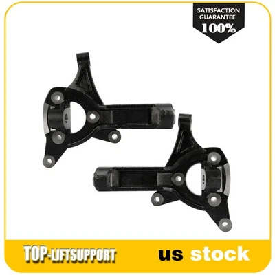 2x 4.5" Lift Spindles For 2007-2017 Chevrolet Silverado 1500 GMC Sierra 1500 2WD Foto 1 de 4