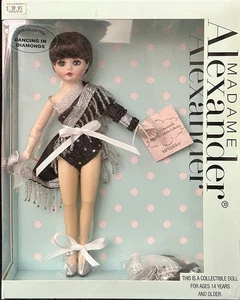 Unglaubliche Madame Alexander Puppe von 2009, Dancing In Diamonds 49840, NRFB mit Etikett - Bild 1 von 8