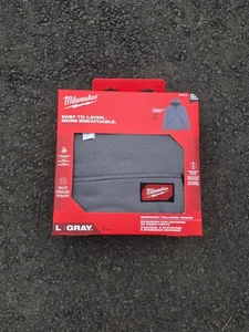 Sudadera con capucha pulóver gris grande de algodón/poliéster Milwaukee 351G-L para hombre - Imagen 1 de 2