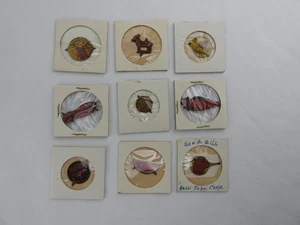 Vintage Tabakdose Litho Etiketten Konvolut 9 Werbung Bailey Bros große Pfeife rot - Bild 1 von 10