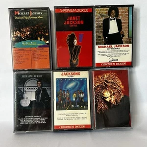 1979 Michael Jackson Off the Wall Cassette, Lot of 6 Jackson Cassettes - Picture 1 of 13