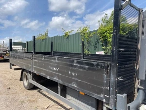 FLAT BED ALLOY DROP SIDE BODY 18 FOOT VERY NICE CONDITION OFFERS CONTACT US! - Picture 1 of 6