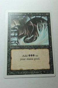 MTG Dark Ritual x1 - - Revised Edition - Lightly Played - Bild 1 von 1