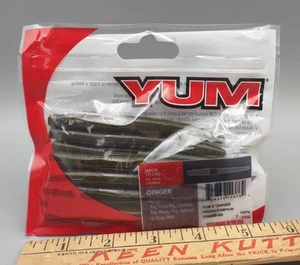 NEW Yum Dinger 4" 10 Pack Green Pumpkin - Picture 1 of 3