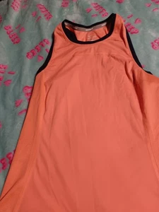 Nike Tank Top Damen Small Lachs Rosa Dri-Fit Atmungsaktiv Training Ärmellos - Bild 1 von 3