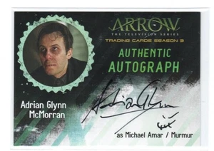 Arrow Temporada 3 Autógrafo AGM Adrian Glynn McMorran Michael Amar / Murmur - Imagen 1 de 4