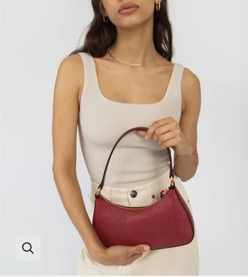Hyer Goods Lyzard Wine Burgundy Mini Bag NWT $265 Sold Out - Image 1 of 4