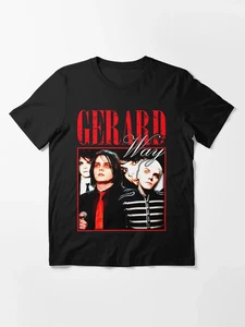 Gerard Way MCR VIntage Retro Design Essential T-Shirt - Picture 1 of 5