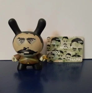 Kidrobot 3" Dunny AZTECA Series  2007 CARLOS DUFOUR Urban Designer Vinyl toy - Foto 1 di 3