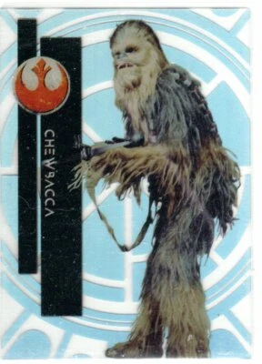 STAR WARS 2015 TOPPS HIGH TEK 9 CHEWBACCA FORM 1 PATTERN 1 THRONE ROOM - Image 1 of 2