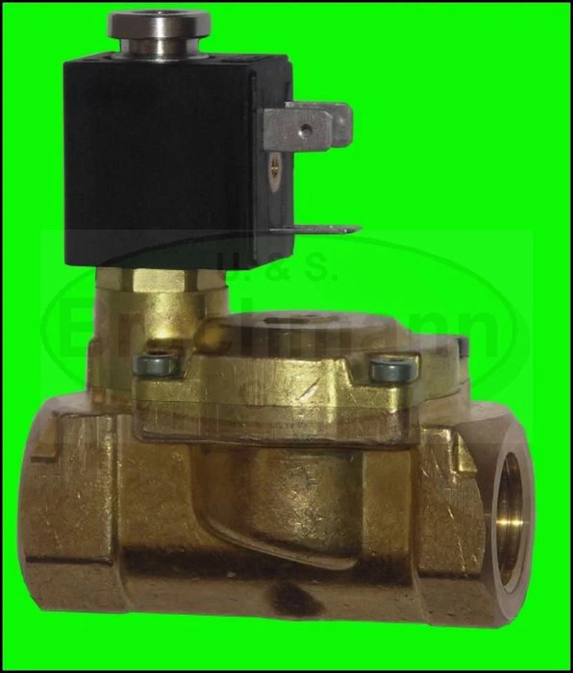 Magnetventil 1/2" Messing 12V 24V 230V 15bar NO NC OLAB