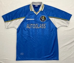 UMBRO Chelsea 1997 1998 1999 VINTAGE Home Footbal Shirt Soccer Jersey Size XL - Picture 1 of 16