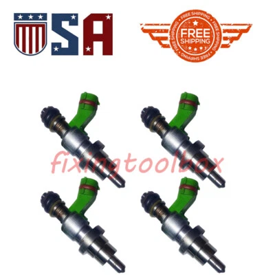 23250-28070 Set of 4 Fuel Injectors For Toyota RAV4 Avensis NOAH GAIA VISTA 2.5L - Изображение 1 из 4