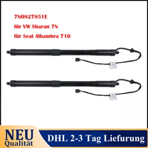 2 Stk Antriebseinheit Heckklappe Gasdruckfeder Alhambra 710 Sharan 7N BJ 2010-18 - Picture 1 of 9