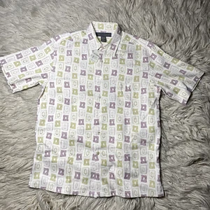 Tori Richard Men’s Short Sleeve Silk Button Down \Aloha Shirt Size M - Picture 1 of 6