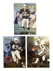 2000 Playoff Prestige Football OAKLAND RAIDERS Team Base Cards BROWN GANNON X3 - Picture 1 of 14