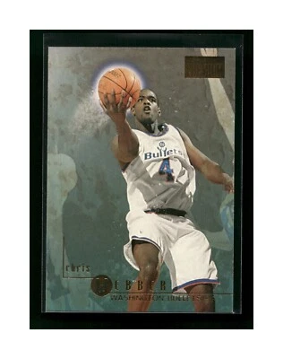 1996-97 SkyBox Premium Washington Bullets Basketball Card #129 Chris Webber - Image 1 of 2