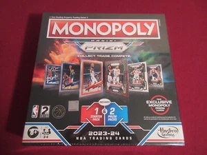 Hasbro NBA Prizm Monopoly Full Game Sealed With 1 Starter Pack 2 Prizm Packs - Picture 1 of 6