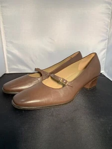 Tacones Easy Spirit by Lycra para mujer talla 7 cuero marrón  - Imagen 1 de 7