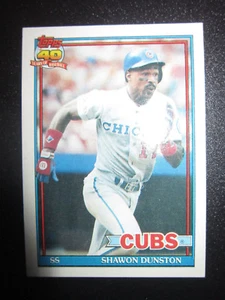 800 tarjetas de béisbol (la misma) Shawon Dunston 1991 Topps #765 Brick - Imagen 1 de 1