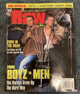 WWE RAW Magazine June 2002 Hardy Boyz Matt Jeff Terri Runnels w/ Poster WWF - Picture 1 of 1