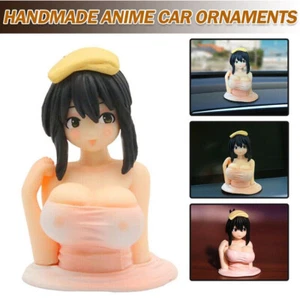 Car Dashboard Car Accessories Chest Shaking Girls Cute Car Ornaments Cartoon PVC - Bild 1 von 12